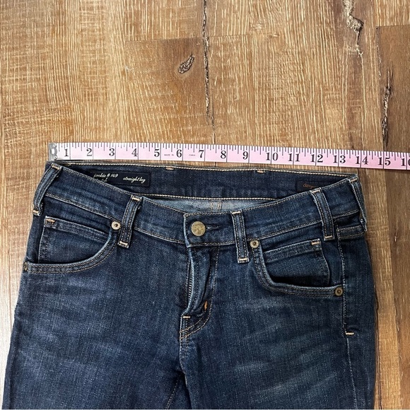CITIZENS OF HUMANITY Jackie #149 Stretch Straight Leg Jeans Buckle Embroidery 25 - Picture 11 of 15